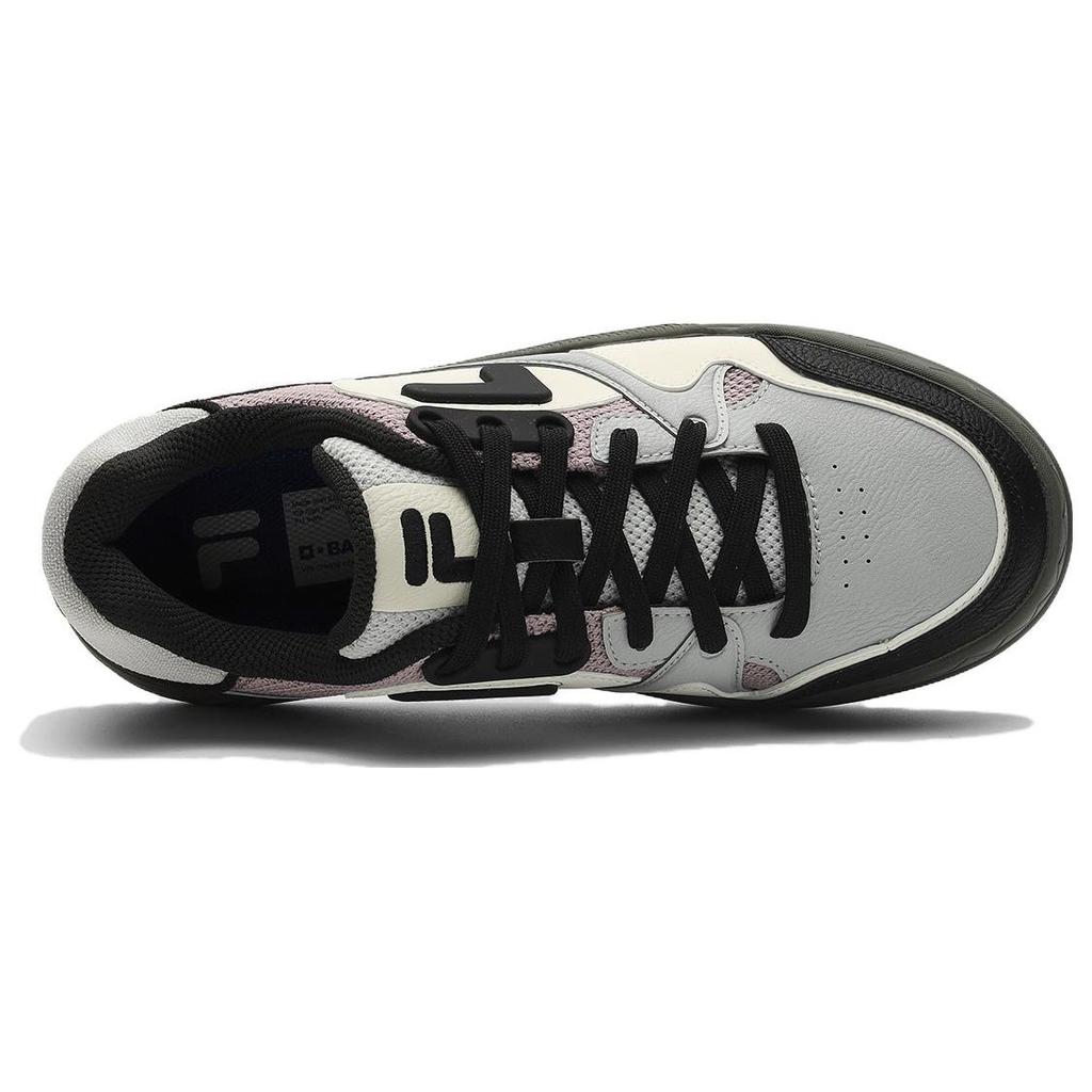 FILA Fusion Bank DX Comfortable Fashion Versatile Durable Lightweight Low-Top Skate Shoes Women sneaker Black T12W342206FSL