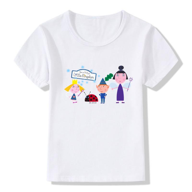 Summer Kids T Shirt Cartoon Print Funny Unisex T-shirts Cute Baby Girls Boys Clothes Children Tops