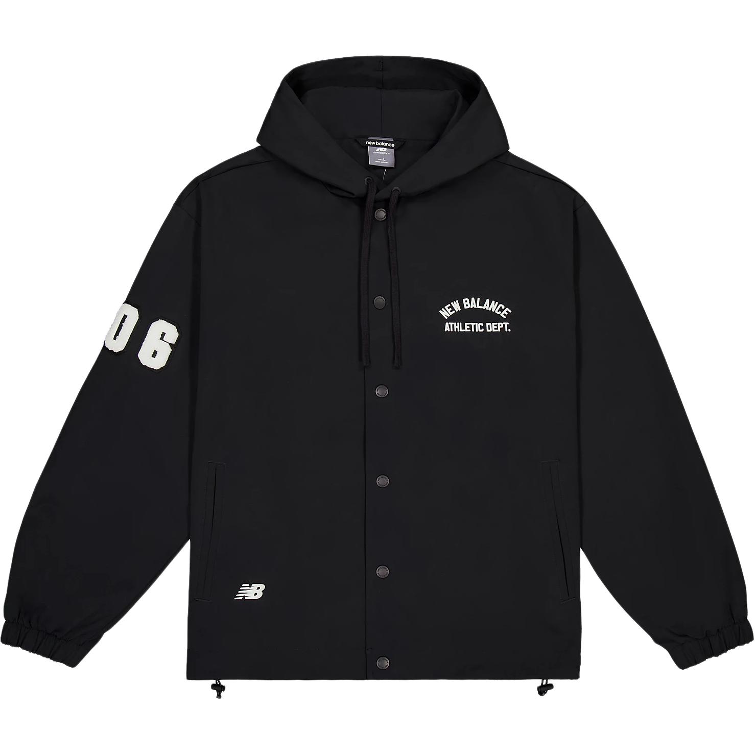 Куртки и пальто New Balance Мужские Черные AMJ41305-BK L