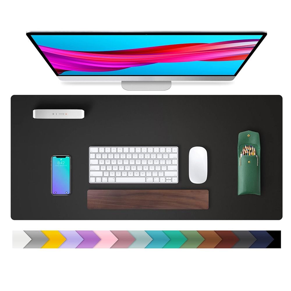 Dual Side PU Mouse Pad PU Leather Keyboard Mousepad Multifunctional Desk Protector Mat  Home