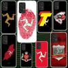 Isle of Man Coat of Arms Case for Samsung Galaxy A52 A42 A32 A22 A12 A51 A50 A02S Phone Cover A41 A31 A21S A40 A30S A20E A10S A7