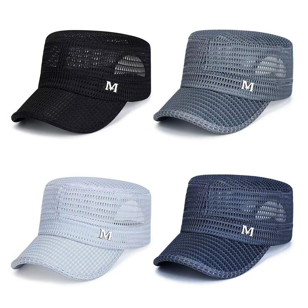 

Casual Breathable With Mesh Army Hat Baseball Cap Sun Cap Snapback Hat