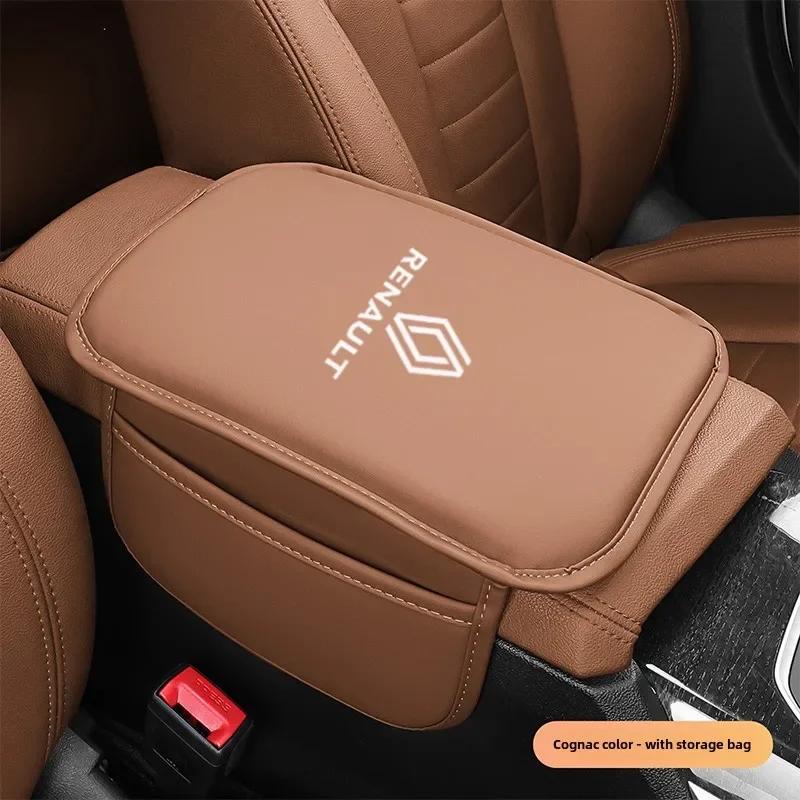 Interior Stickers For Renault Clio Laguna 2 Megane Duster Car Hand Guard Storage Multifunctional Leather Center Console Cover In