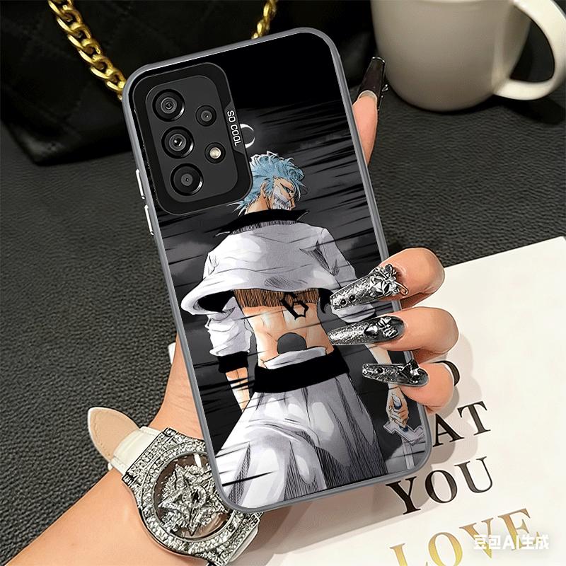 Bleach Grimmjow 6 Soft Phone Case for Samsung A17 A16 A15 A14 A13 A57 A56 A55 A54 A53 A37 A36 A35 A34 A33 A26 A25 A24 A23 A52