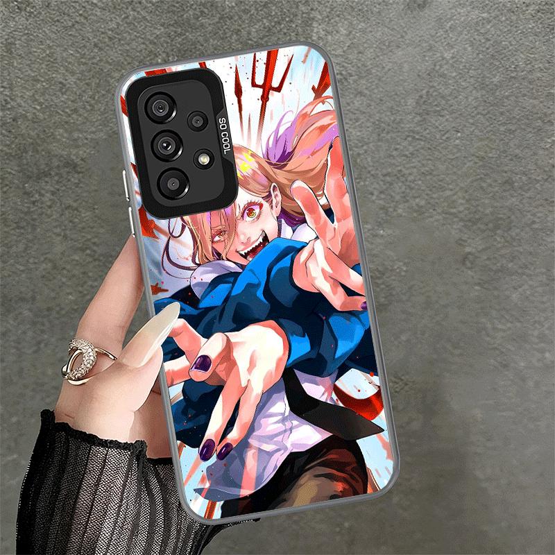 Anime Character Power CSM Soft Phone Case for Samsung A17 A16 A15 A14 A13 A57 A56 A55 A54 A53 A37 A36 A35 A34 A33 A26 A25 A24 A2