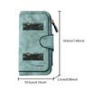 Tokyo Night View Long Zipper Wallet Large Capacity Card Holder Unisex Clutch Bag Fashionable Zipper Coin Purse Durable Multi functional Daily Use