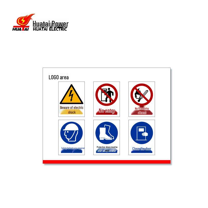 HUATAI HT-FSN-B14 Acrylic Power Safety Sign