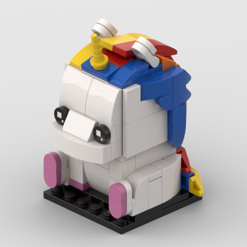 Non-Toxic Moc Cute Animals Bear Cow Rabbit Eagle Penguin Hedgehog Tiger Panda Pig Building Blocks Toys For Children Kids Christmas Gifts