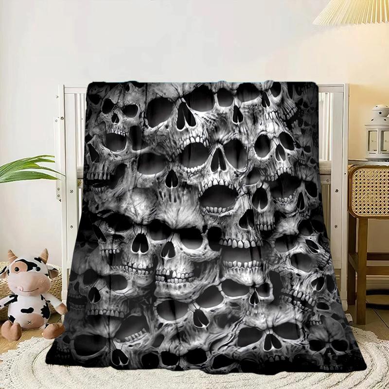 Day Of The Dead Skull Blanket Flannel Blanket Throw Blanket Sofa Cover Blanket Soft Premium Blanket Picnic Blanket Tv Blanket Gifts