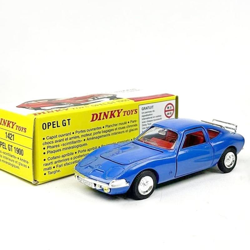 

DINKY TOYS 1:43 OPEL GT 1900 Alloy Car Diecasts & Toy Vehicles Car Model Miniature Scale Model Car For Children синий