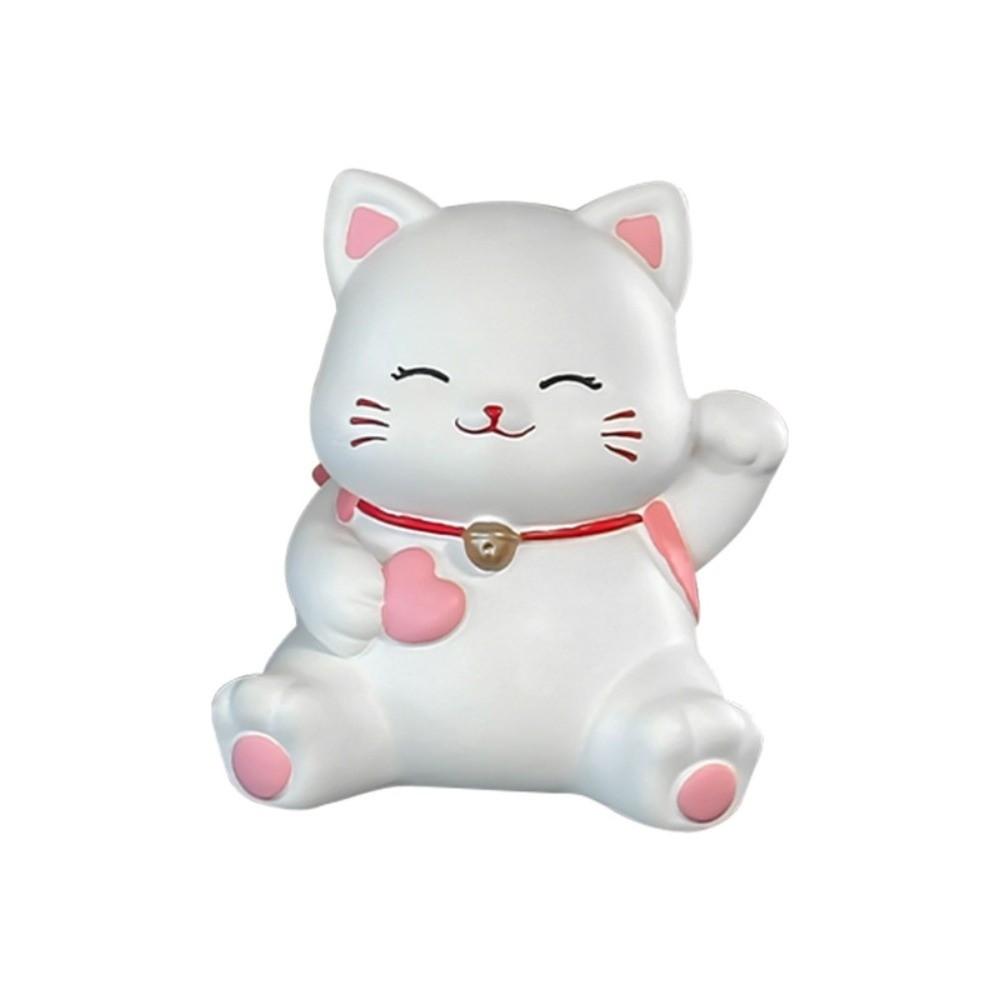 Multi Functional Small Cat Pen Holder Cartoon Makeup Brush Holder Desktop Storage Ornaments  Home