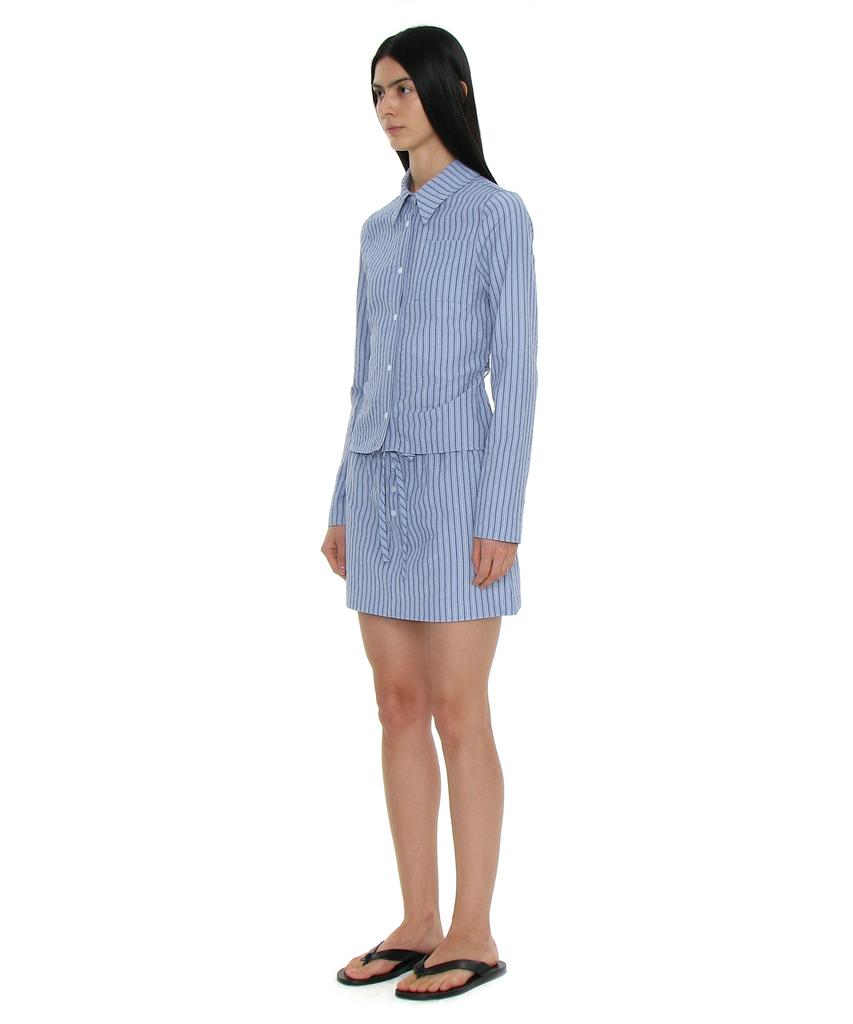 Partimento Woman Pwc Easy Mini Skirt_Sky Stripe