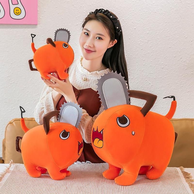 Chainsaw Man Pochita Short Plush Doll Cute Design Cartoon Character Gift Pillow