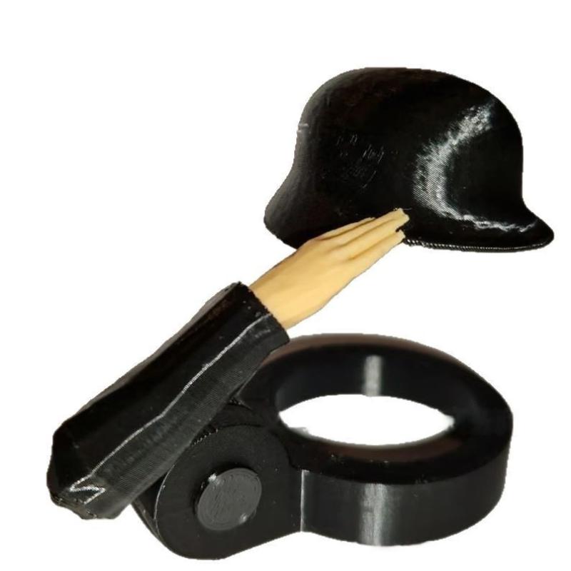 Bottle Caps Fun Salute Soldier Beer Helmet Reusable Novelty Decorative Dustproof Protectors Cap for Crafts BBQ Party Bar