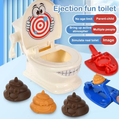 1 סט מצחיק צעצועי ספוג אסלה בליסטראות קקי טריק אביזר אסלה משחקים לילדים מבוגרים צעצועי הורה-ילד מתנת חג המולד מעניינת