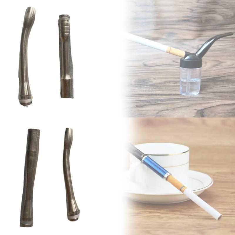 Metal Cigarette Filter With Loop Cleaning Core For Smoking Accessories
