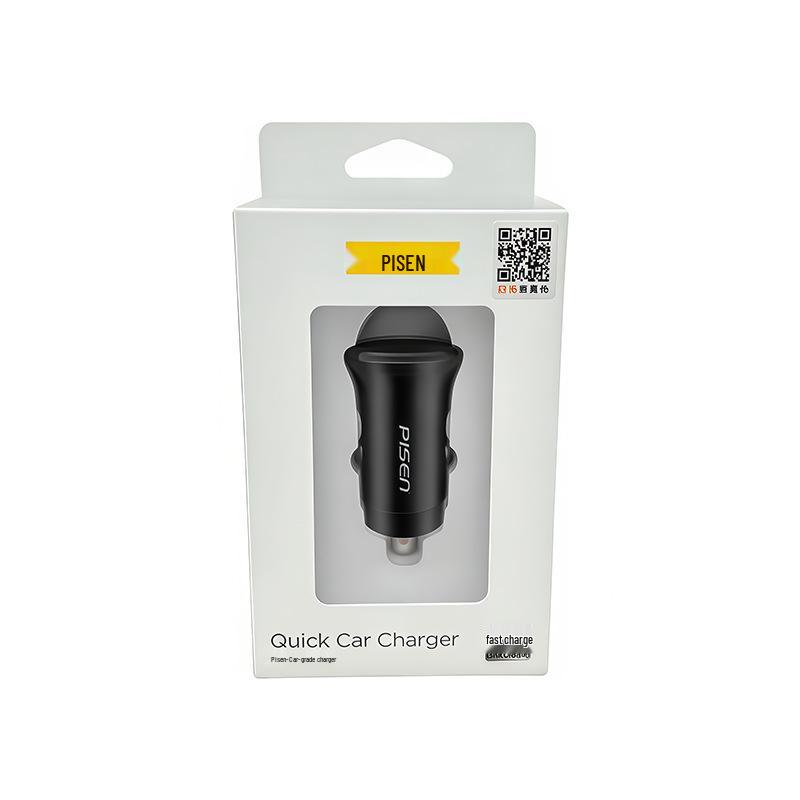 "PISEN 30W Dual Port PD Fast Car Charger for Apple iPhone 14 Mini"