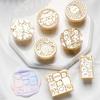 Cartoon Wax Stamp Replacement Head 11 Designs Round/Square/Rectangular for DIY Scrapbooking Card Making Sealing Envelope