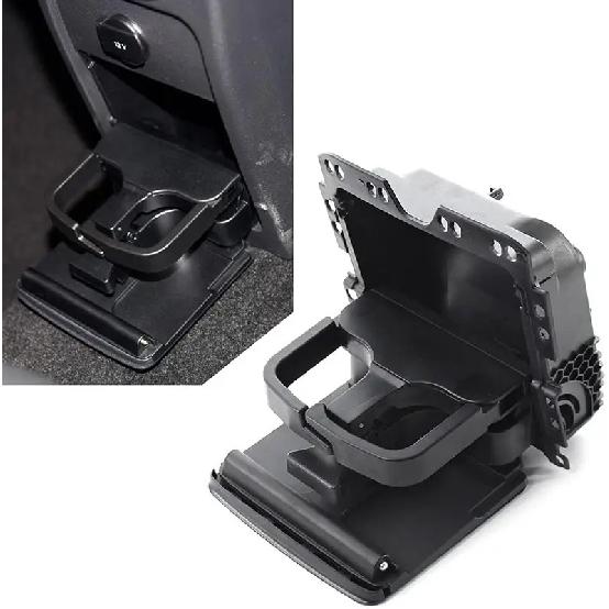 Rear Cup Holder Replacement 7N0862533 82V for Volkswagen Tiguan Sharan Center Console Drink Bracket