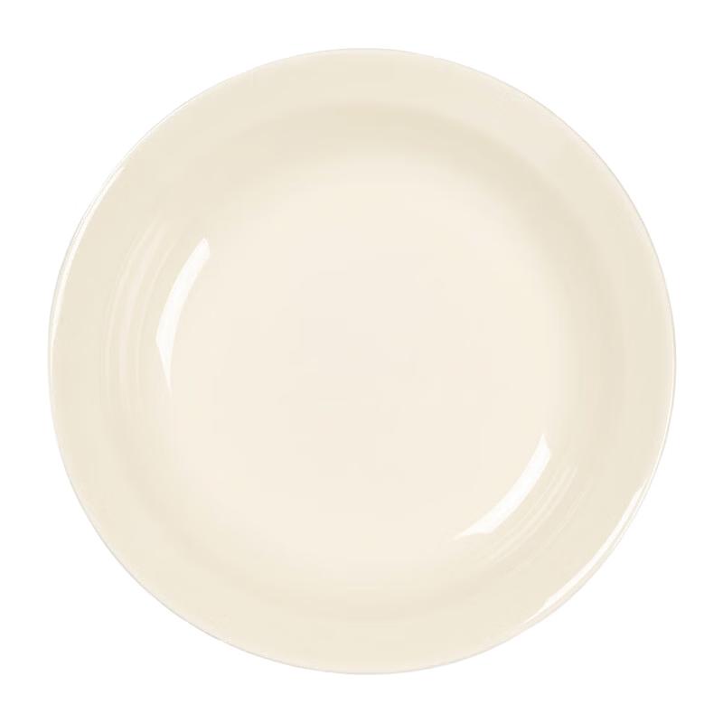 Minimalist Cream Style Ceramic Shallow Dinner Plate