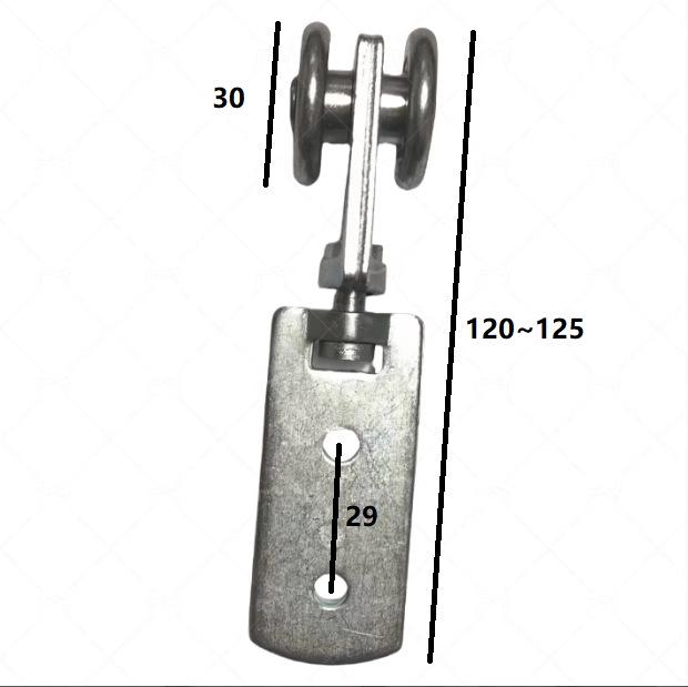 Curtain Slide Rail Wheel Pulley for Car Modification