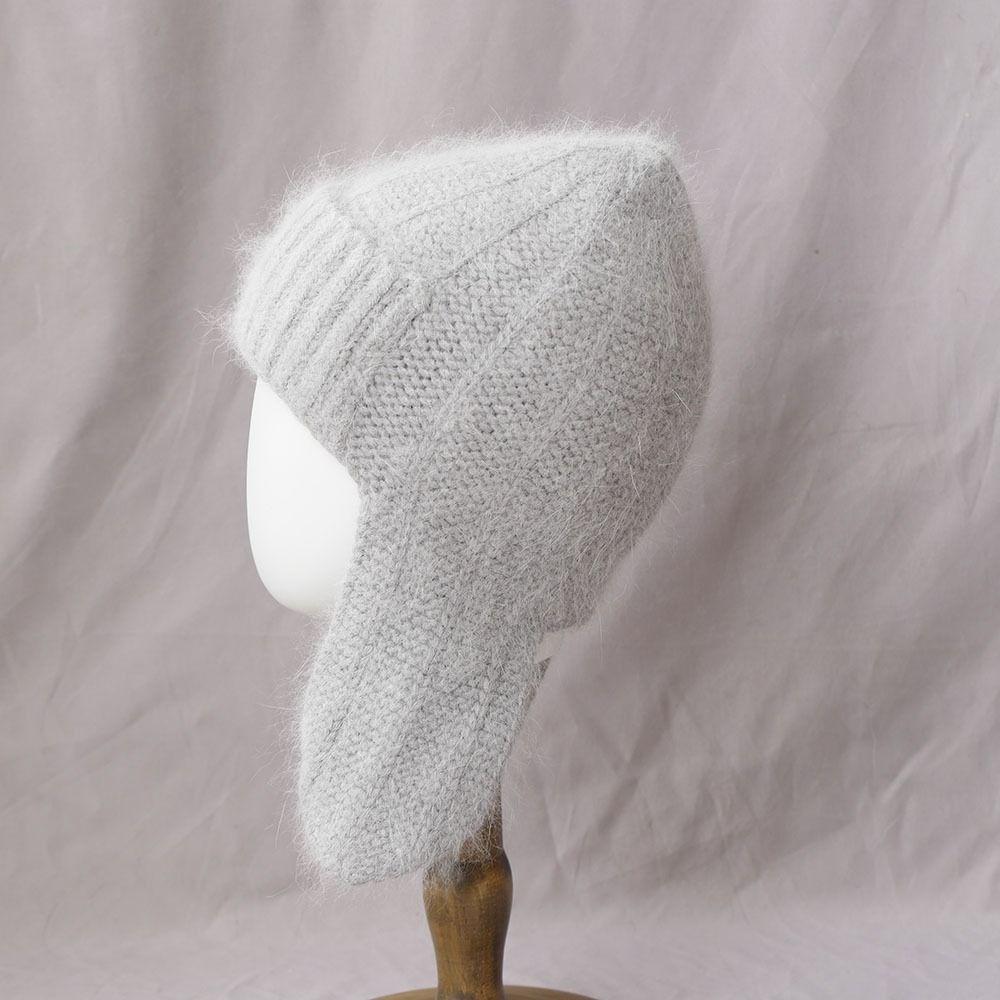 Korean Style Knitted Hat Solid Color Ear Cap Cute Lei Feng Cap Girls