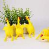 Squeeze Tricky Novelty Gadgets Halloween Gift Pranks Chickens Lay Eggs Keychain Funny Vent Toys