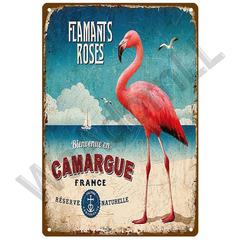 Beach Tin Sign Plaque Metal Summer Sign Metal Plate Wall Decor For Beach Bar House Surf Club Decorative Iron Painting Poster