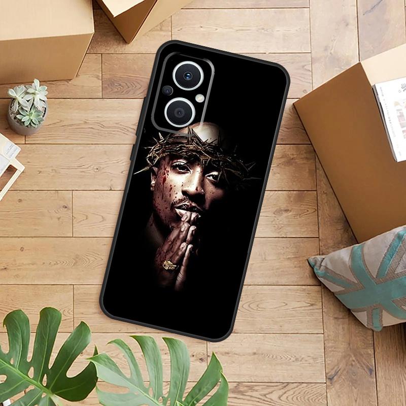 Rapper 2pac Singer Tupac Phone Case For OPPO Reno 14 13 11 12 F 10 Pro 8T 7 8 Lite OPPO Find X8 X6 X5 X9 Pro Cover