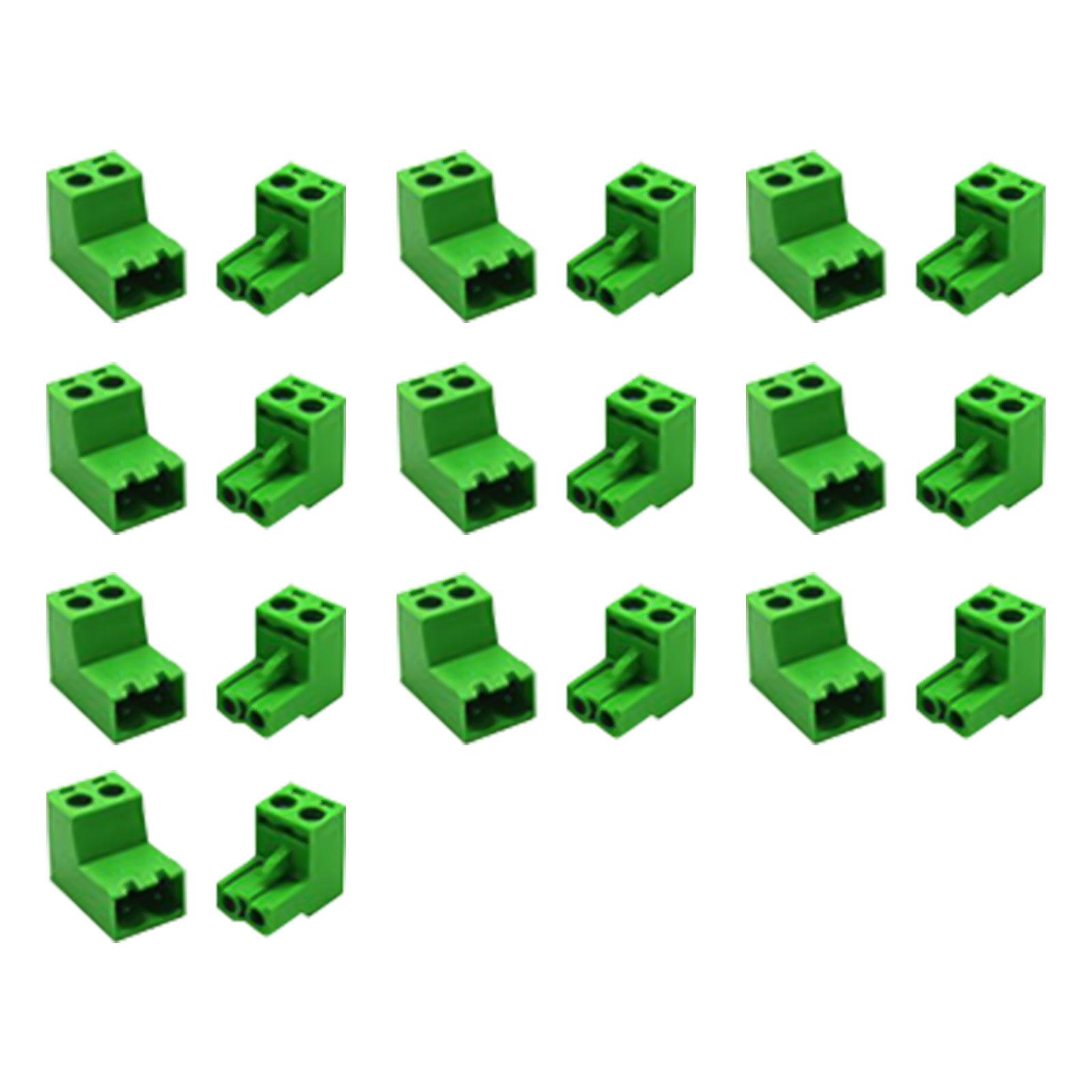 

10 комплектів Крок 5.08 мм Монтаж на друковану плату Гвинтова клемна колодка Роз єм Вставні Клемна колодка Знімний Роз єм Тато і Мама A