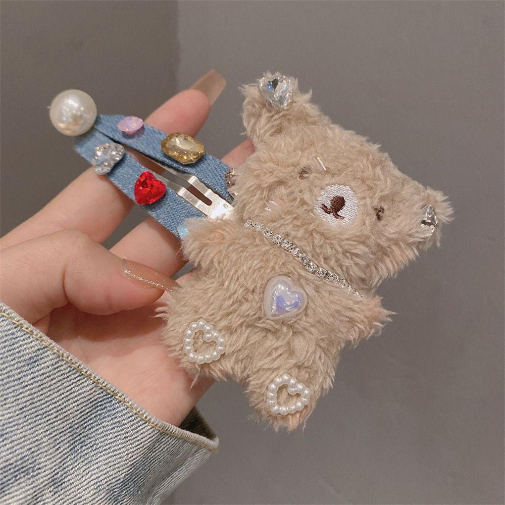 Cheap Rhinestone Animal Hairpins Rabbit Large Cartoon Barrettes Fashion ...