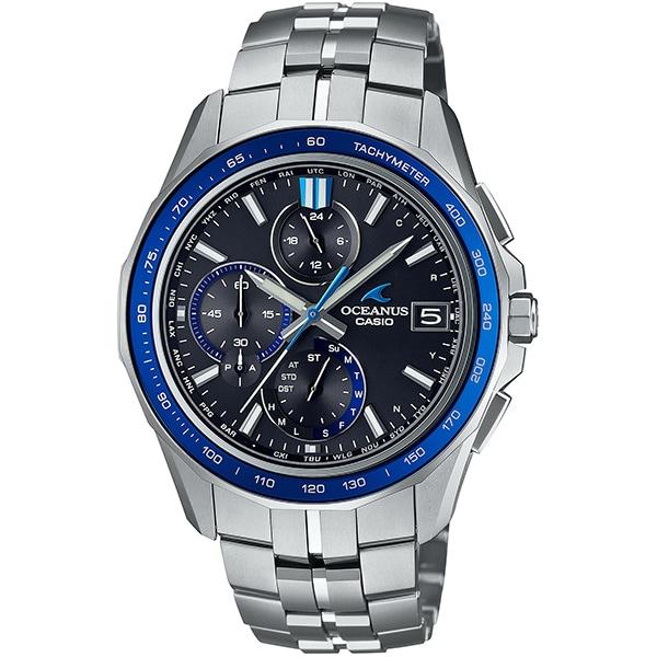 

Мужские часы OCWS70001AJF OCEANUS Manta Solar Radio с металлическим ремешком