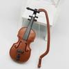 Mini Violin Ornament, Musical Instrument Decoration, Micro Landscape Small Ornament, Home Decoration, Handmade Violin