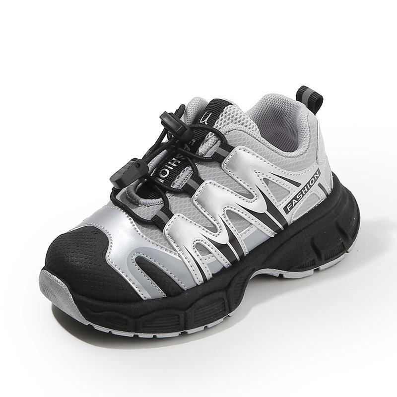 Children's Sports Shoes 2025 Spring and Autumn New Boys' Dad Shoes Japanese Girls' Casual Shoes Soft-soled Baby Running Shoes