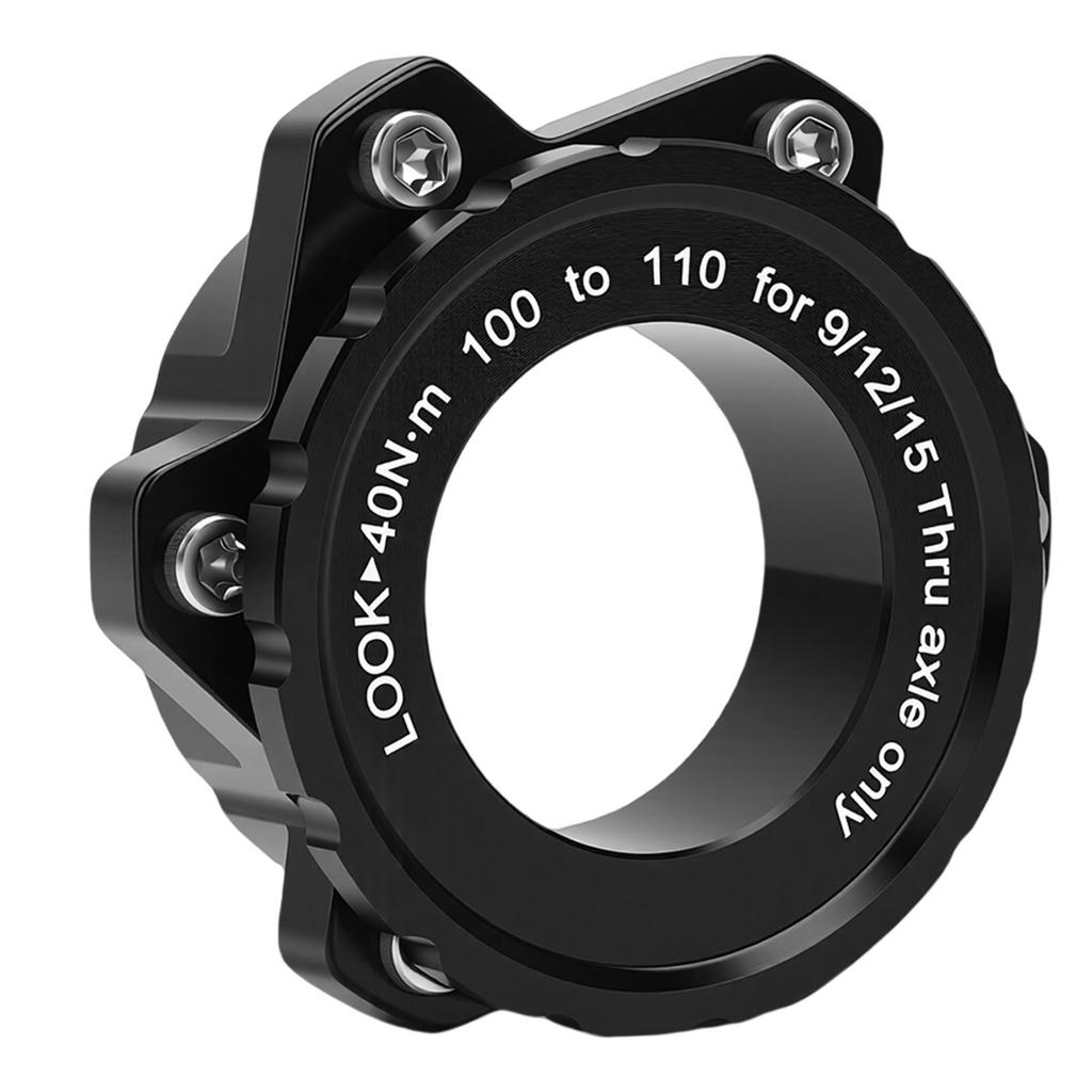 Bike Center Lock Adapter Aluminum Alloy 100mm To 110x15mm 6 Bolt Disc Brake Rotor Adapter Hub Spacer for 15mm Thru Axle