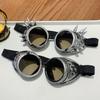 New Halloween Costume Retro Punk Steam Glasses Party Holiday Colsplay Decoration Props Women‘s Glasses Men‘s Glasses