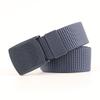 Outdoor Plastic Buckle Imitation Nylon Sports Women'S Canvas Wide Belt, Men'S Casual Belt Tactical Belt