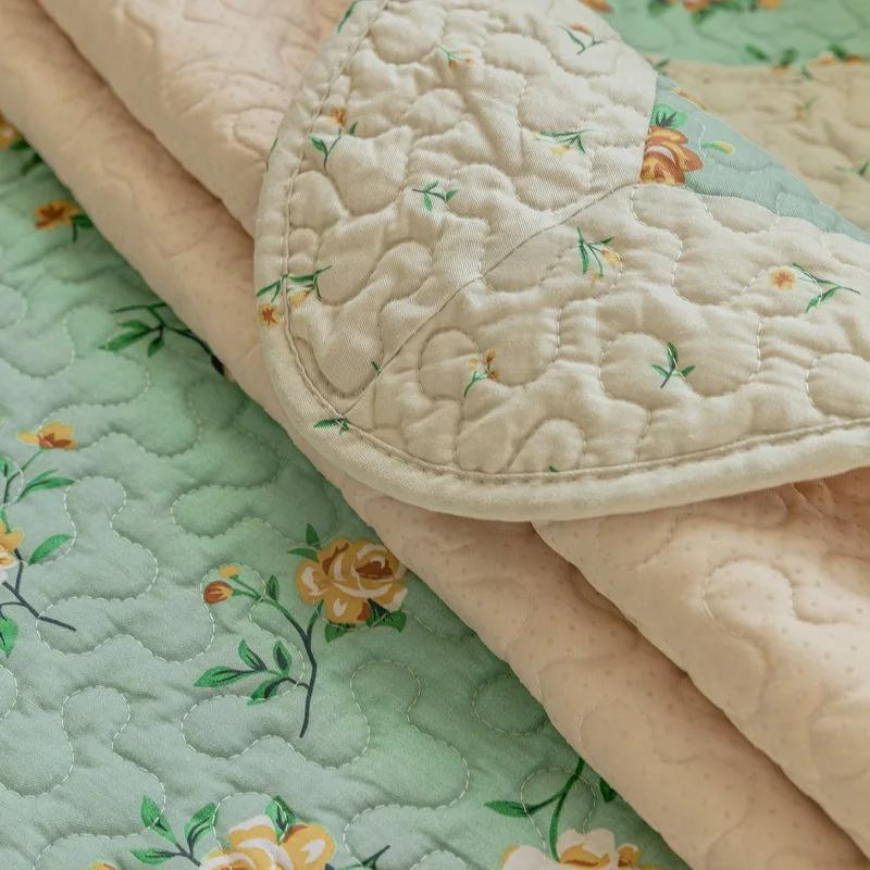 Floral Print Cotton Sofa Cover for Living Room Non-slip Couch Slipcover Four Seasons Universal Sofa Mat Couch Towel Korea Style