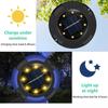 12LED Solar Underground Light Circular Outdoor Garden Solar Underground Light Deck Light Buried Solar Light Garden Decoration
