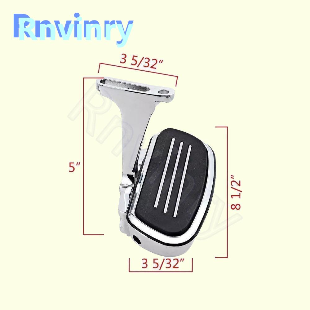 1Pair Motorcycle Pegstreamliner Passenger Rear Footboard Bracket For Harley Touring Street Electra Glide Road King 1993-2025