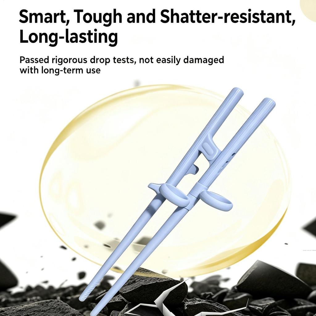 Training Chopsticks Ergonomic Right Hand Recovery Tool Adults Practice Chopsticks For 6-12 Years Old Children Boys Seniors