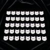 40pcs Mini 12mm Kitty Buttons Creative Resin Calico Cat Buttons Cute Colorful Kitten Head Buttons Clothes Accessories