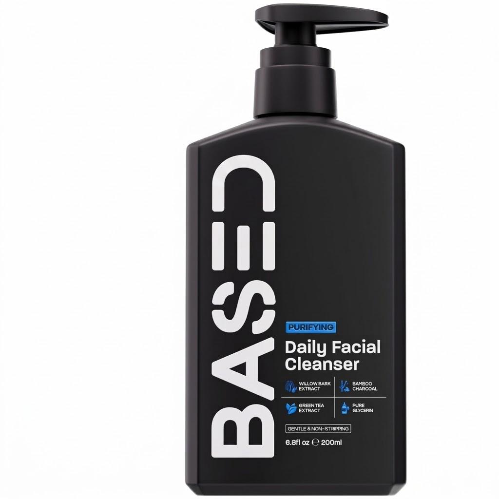 Based 2-in-1 Basic Daily Skincare Routine | Purifying Cleanser + Repairing Moisturizer