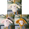 Plush Bunny Keychain Toy With Cute Ears For Wedding Gifts And Bag Decor