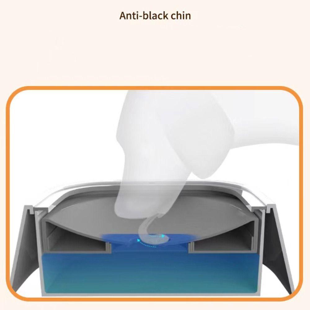 Anti-splash Pet Water Bowl Plastic Cat Water Dispenser Large Capacity Dog Waterer  Cat