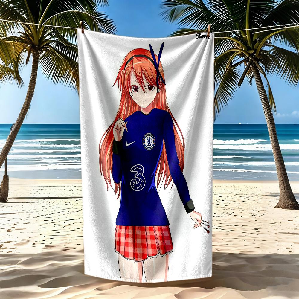 Chelsea Beach Towel Soft Durable Quickdry Comfortable Lightweight Suitable For Swimming Gym Camping Yoga Vacation