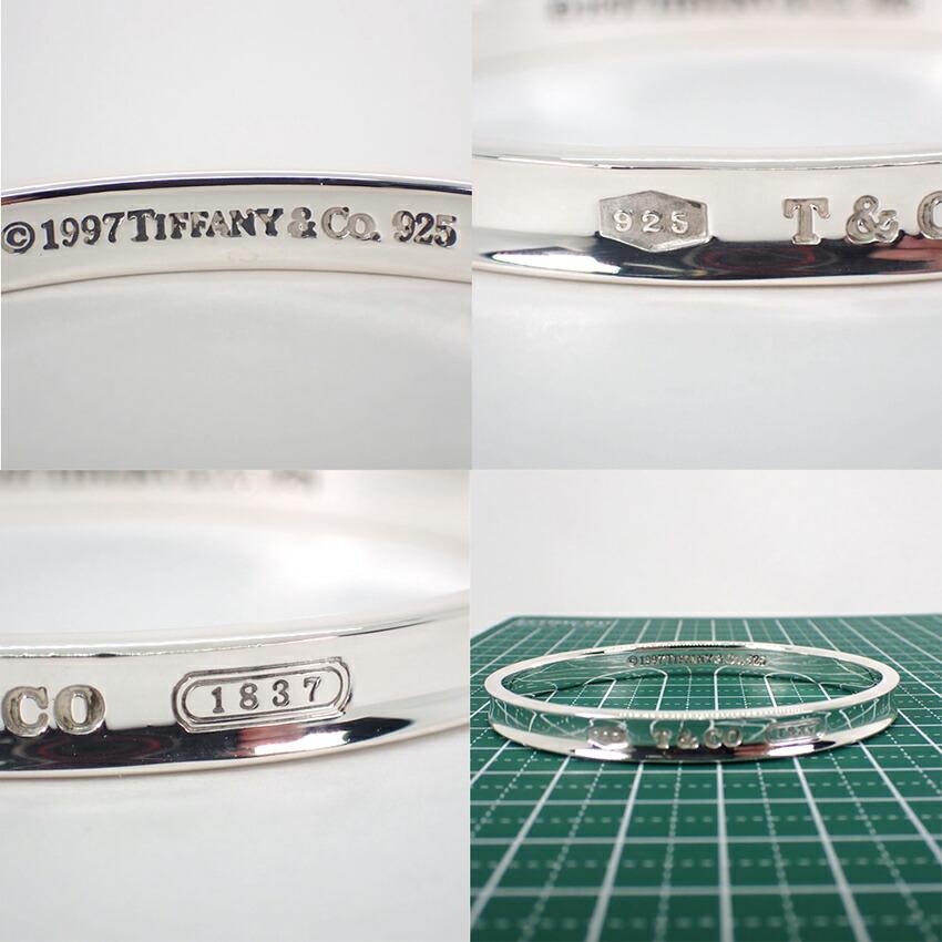 [Used] TIFFANY 925 1837 Narrow Bangle/j10-10
