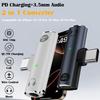 Fast Charging USB Type C Audio Adapter 2 In 1 USB-C Earphone Converter NEW