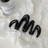 Retro Geometric Metal Line Hairpin: Versatile Cool and Sweet Hair Clip for Fashionable Ponytails