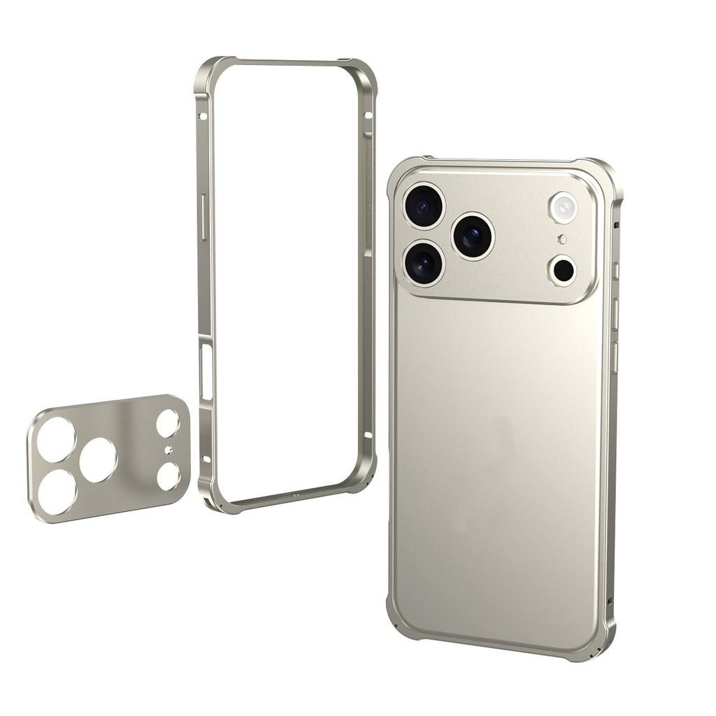 Star Jiaoji mobile phone case is suitable for Apple 17PROMAX high-grade 16 alloy lens film 13PRO independent button